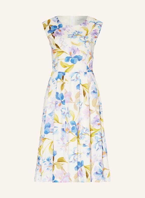 ETERNA Kleid WEISS/ DUNKELBLAU/ DUNKELGELB