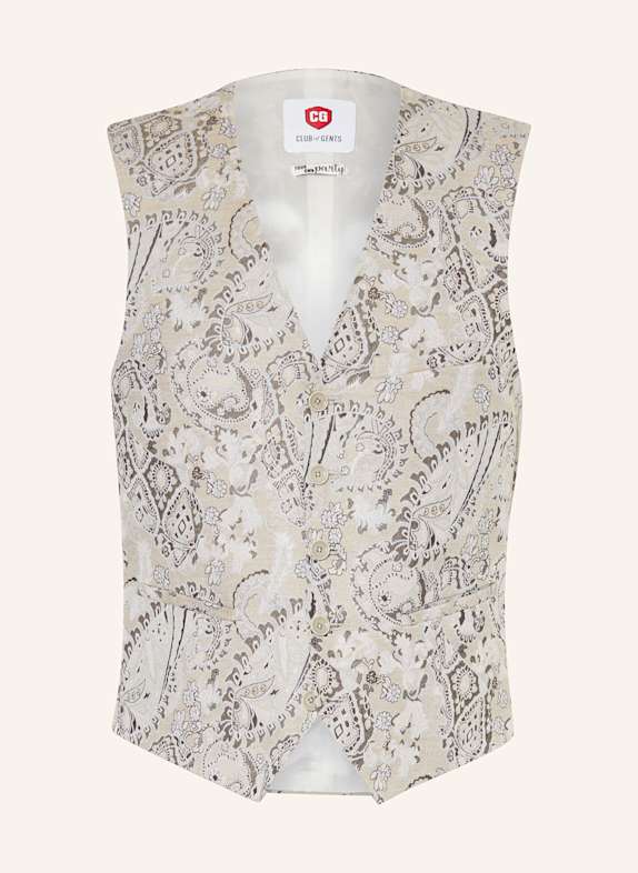 CG - CLUB of GENTS Anzugweste Extra Slim Fit 22 BEIGE