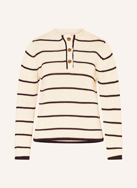 BRAX Pullover LESLEY BEIGE/ SCHWARZ