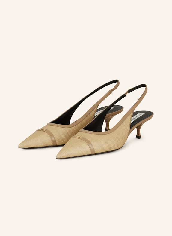 VICTORIA BECKHAM Slingpumps HELLBRAUN