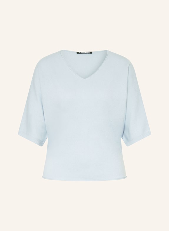 LUISA CERANO Sweater with 3/4 sleeves LIGHT BLUE