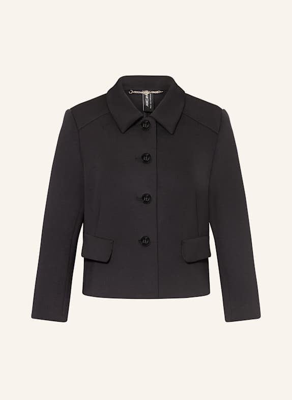 MARC CAIN Boxy jacket with 3/4 sleeves BLACK