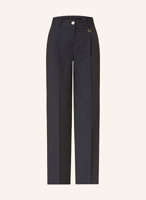 JOOP! Marlenehose DUNKELBLAU/ WEISS