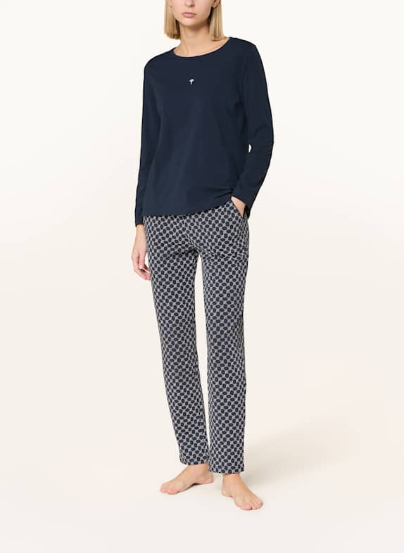 JOOP! slaapbroek DONKERBLAUW / WIT