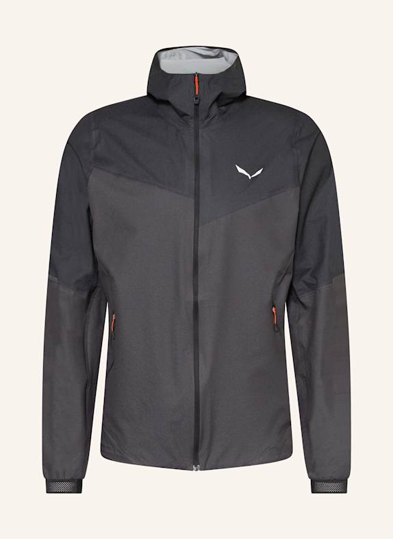 SALEWA Outdoor jacket PEDROC 2.5L POWERTEX LIGHT BLACK/ DARK GRAY