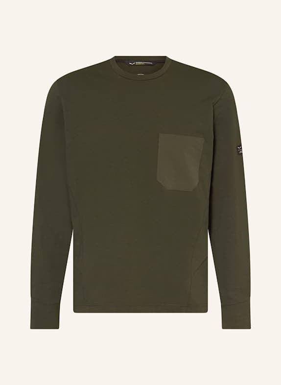 SALEWA Midlayer jacket PUEZ DARK GREEN