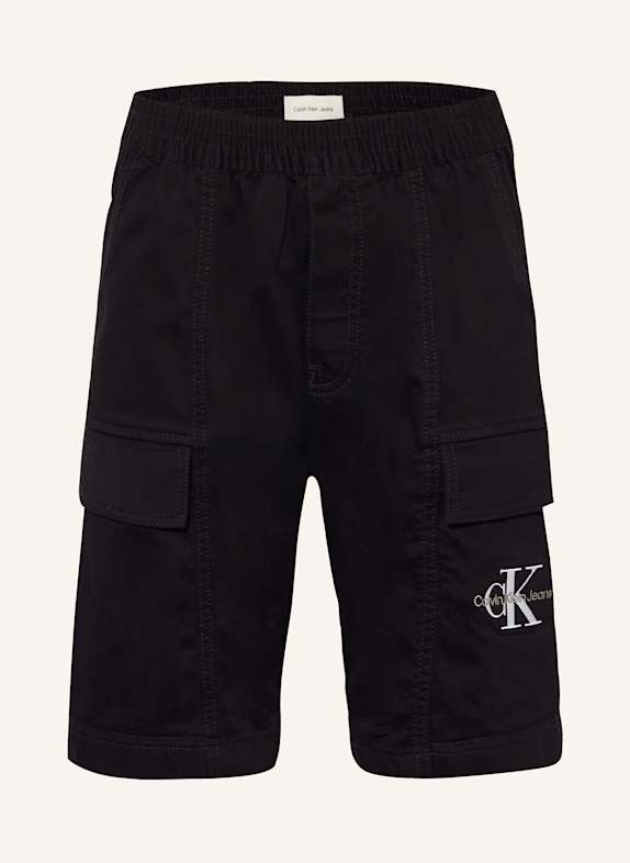 Calvin Klein Cargohose SCHWARZ