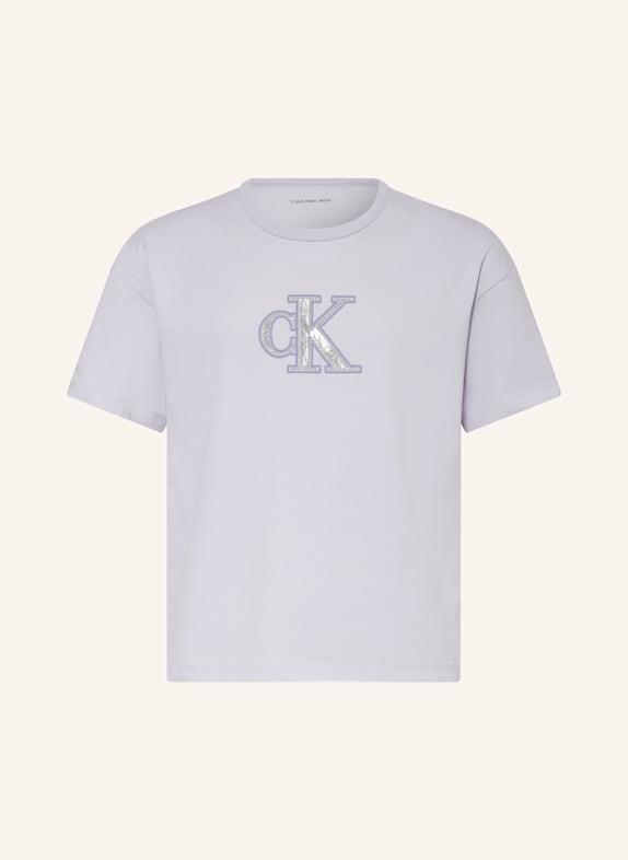 Calvin Klein T-Shirt HELLLILA
