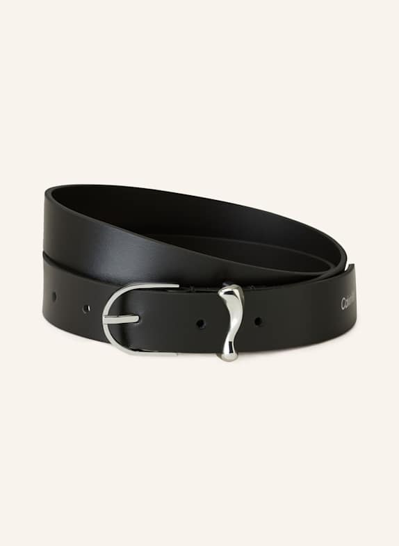 Calvin Klein Ledergürtel SCHWARZ
