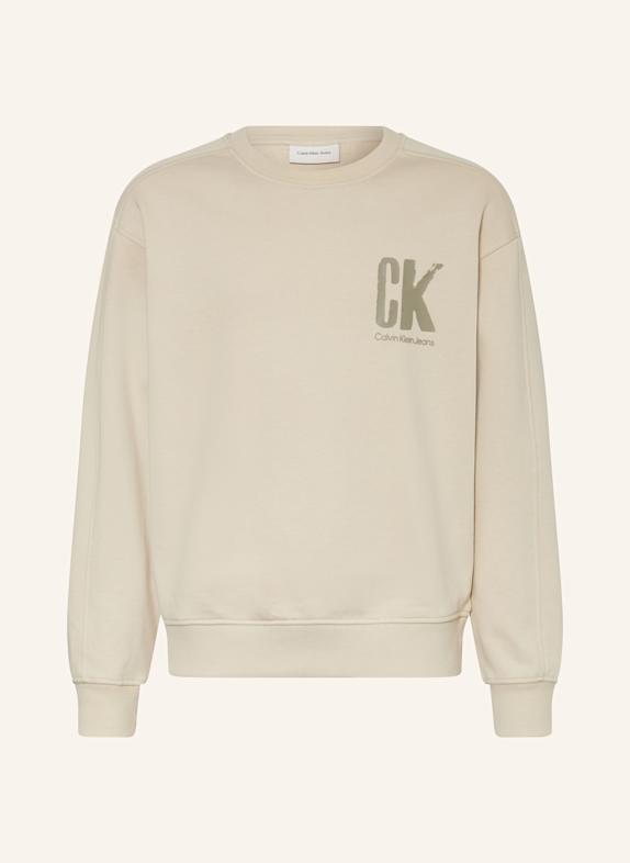 Calvin Klein Bluza nierozpinana JASNOBRĄZOWY