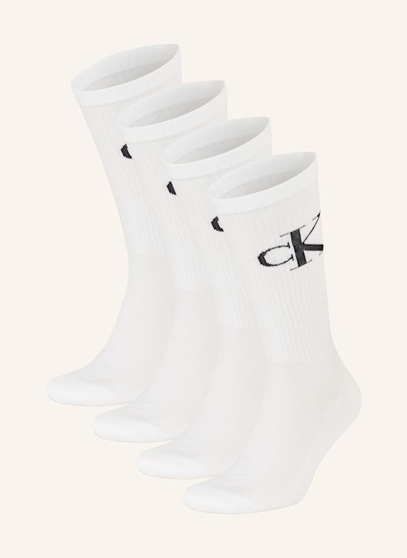 Calvin Klein 4er-Pack Socken 001 WHITE