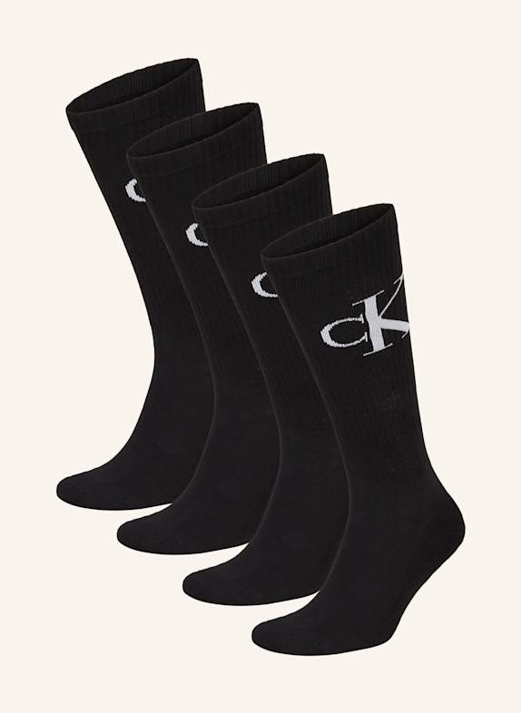 Calvin Klein 4er-Pack Socken 002 BLACK