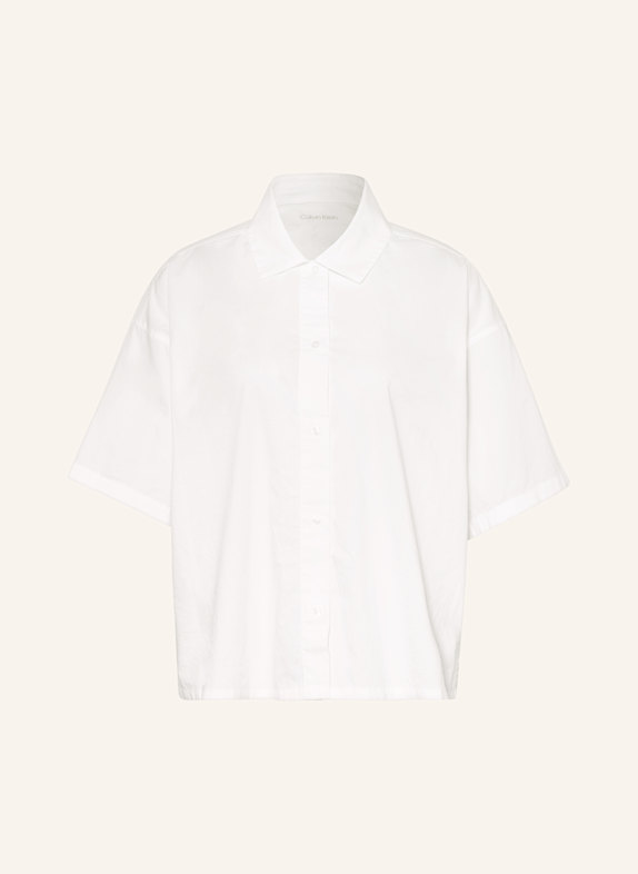 Calvin Klein Schlafshirt COTTON POPLIN WEISS