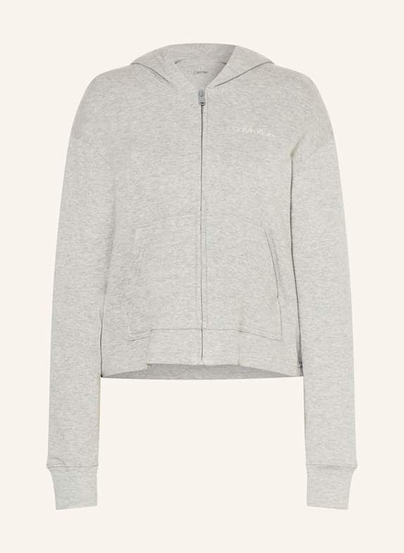 Calvin Klein Lounge-Sweatjacke ICON COTTON TERRY GRAU