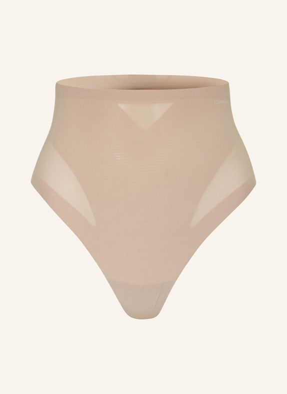 Calvin Klein Shape-String STAY-PUT MESH NUDE