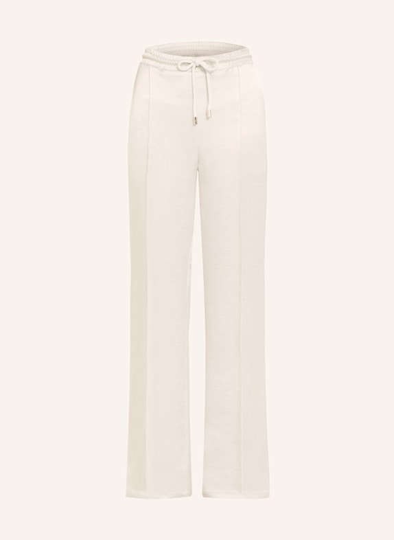 JW ANDERSON Marlenehose aus Satin WEISS