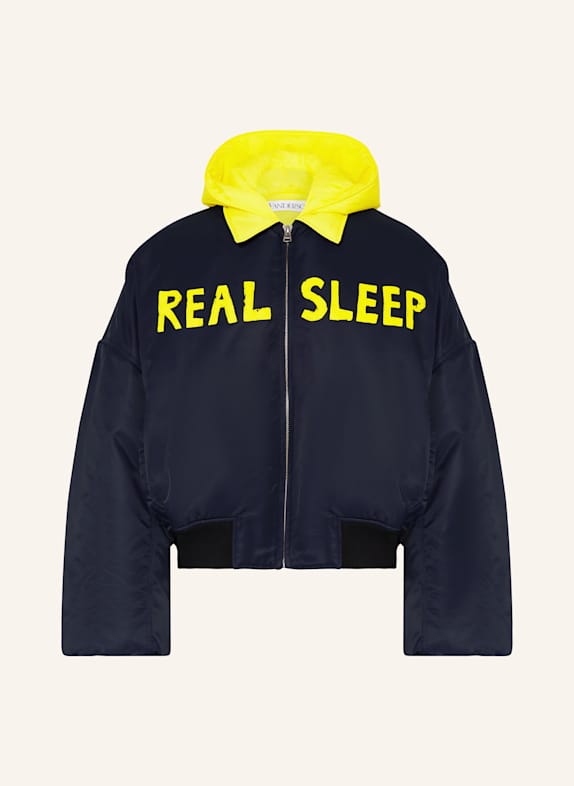 JW ANDERSON Jacke DUNKELBLAU/ NEONGELB