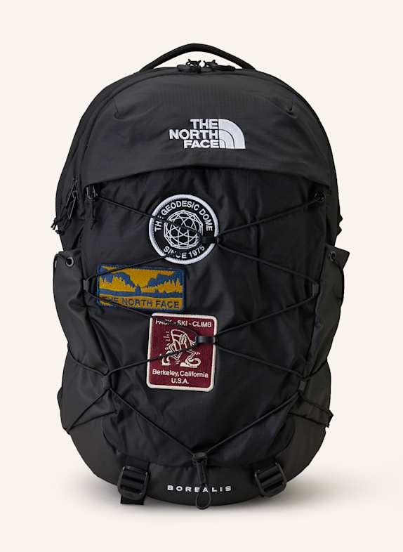 THE NORTH FACE Rucksack BOREALIS SCHWARZ/ WEISS/ DUNKELROT