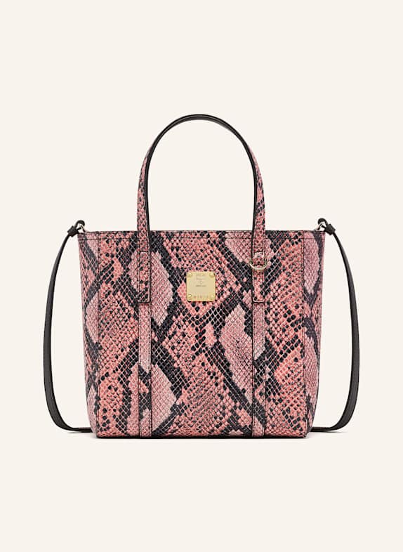 MCM Torba shopper MOCNORÓŻOWY/ CZARNY