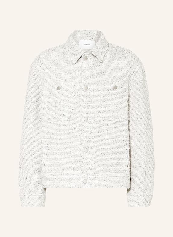 AXEL ARIGATO Bouclé-Overjacket WYN WEISS/ SCHWARZ