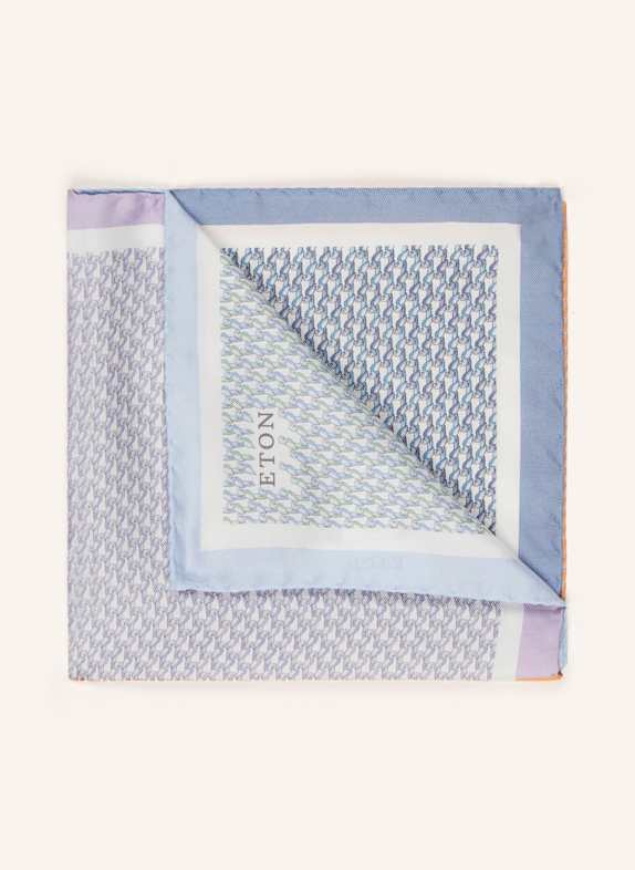 ETON Einstecktuch BLAU/ ORANGE/ HELLLILA