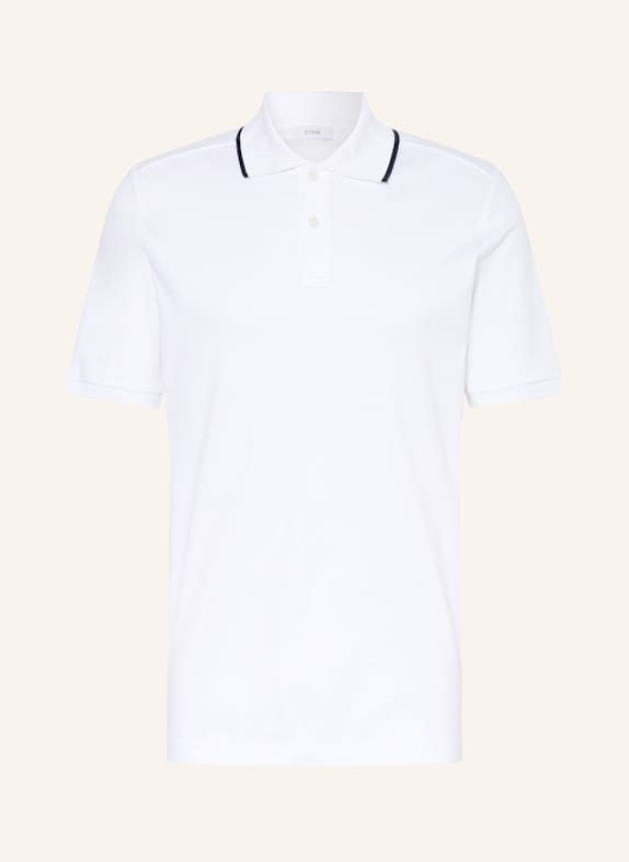 ETON Jersey-Poloshirt WEISS