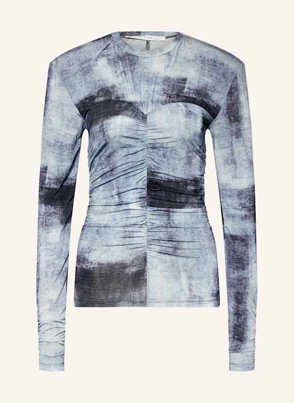GESTUZ Longsleeve AREENGZ DUNKELBLAU/ HELLBLAU