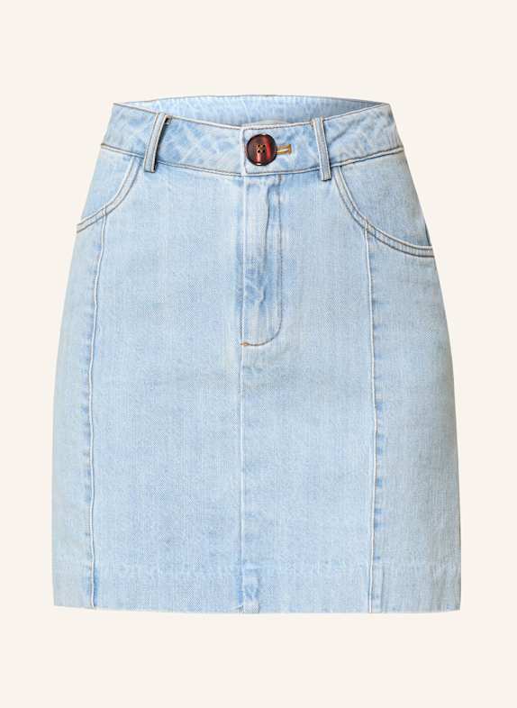 GESTUZ VELLAGZ denim skirt 104611 Light blue washed