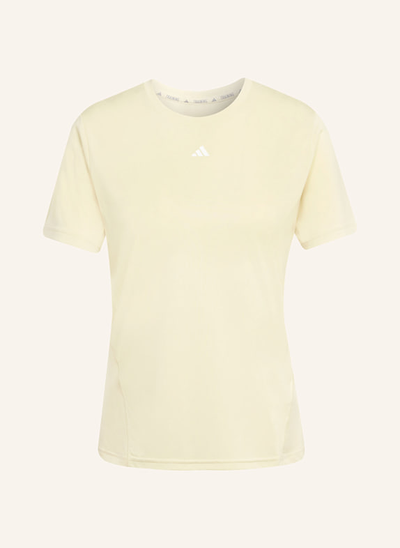 adidas T-shirt DESIGNED FOR TRAINING LIGHT YELLOW