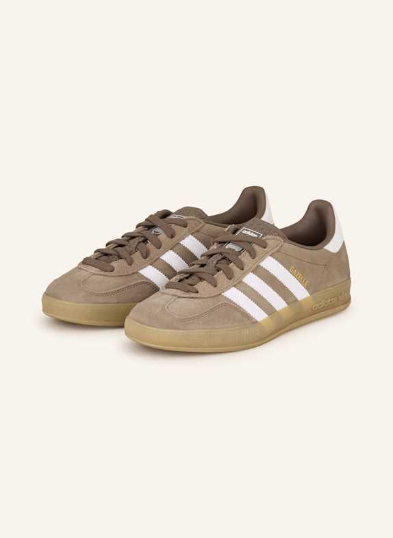 adidas Originals Sneaker GAZELLE INDOOR BRAUN/ WEISS