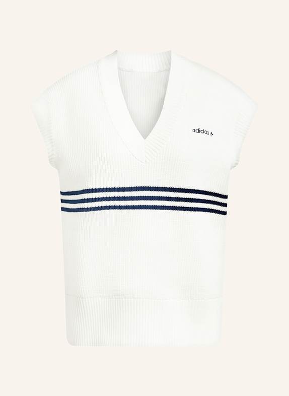 adidas Originals Pullunder 3 STRIPE WEISS/ DUNKELBLAU
