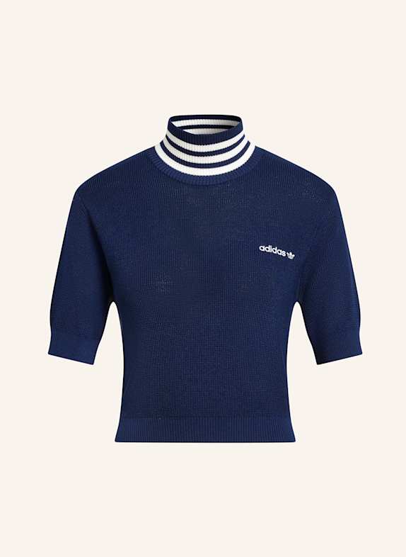 adidas Originals Strickshirt CROPPED DUNKELBLAU