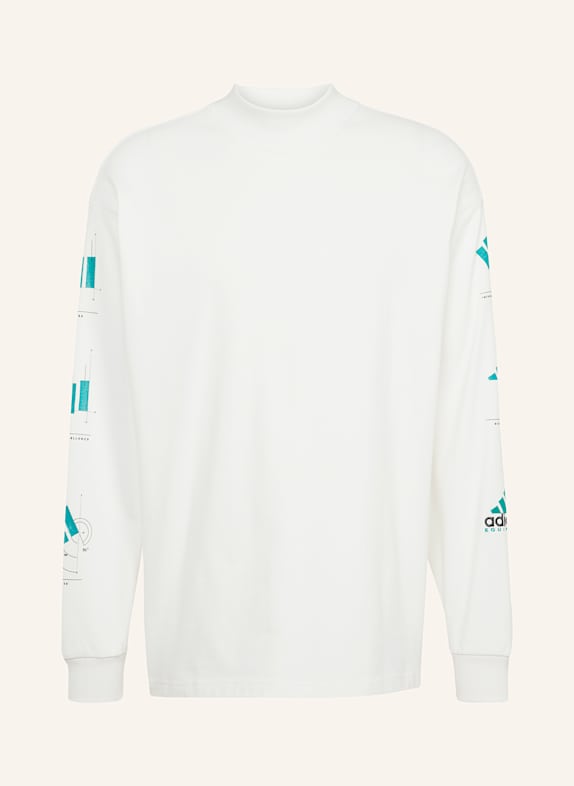 adidas Originals Bluza nierozpinana EQT GFX TEE LS ECRU