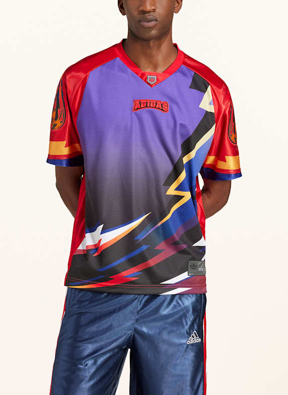 adidas Originals T-shirt ADILENIUM SEIZOEN 3 TEAM TRUI ROOD / PAARS / WIT