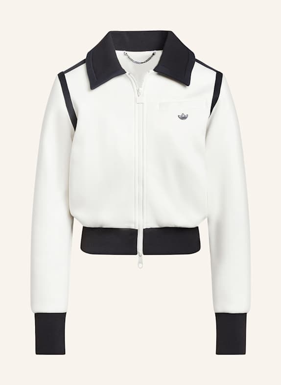 adidas Originals Sweatjacke ORIGINALS PREMIUM COLLARED TRACK WEISS/ SCHWARZ