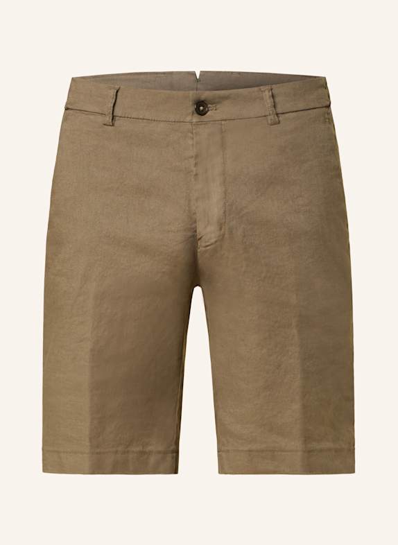 BERWICH Shorts mit Leinen BRAUN