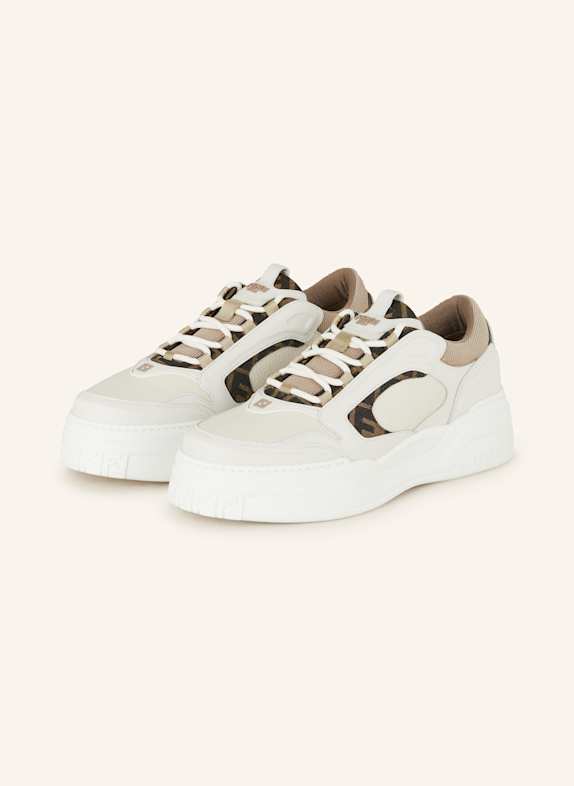 FENDI Sneaker WEISS/ ECRU/ DUNKELBRAUN