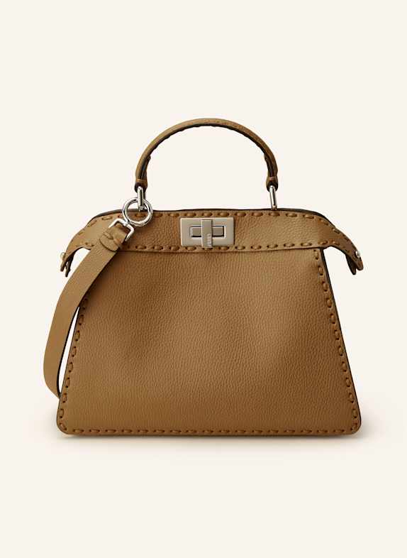 FENDI Handtasche PEEKABOO ISEEU SMALL HELLBRAUN