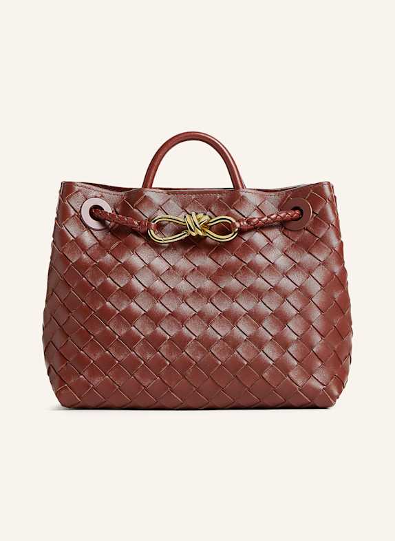 BOTTEGA VENETA Handtasche ANDIAMO SMALL SAPELE / MUSE BRASS