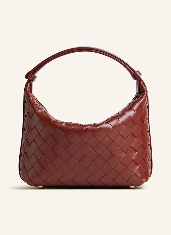 BOTTEGA VENETA Handtasche WALLACE MINI SAPELE / GOLD