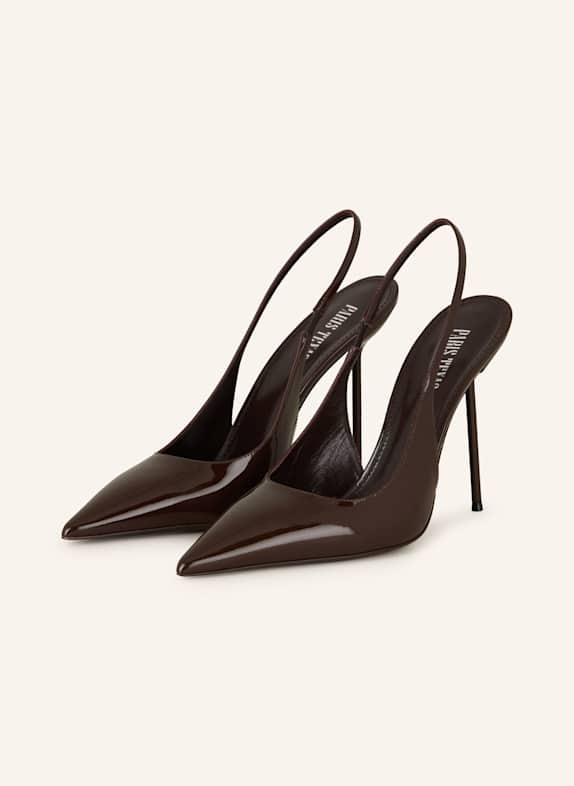 PARIS TEXAS Slingpumps LIDIA DUNKELBRAUN