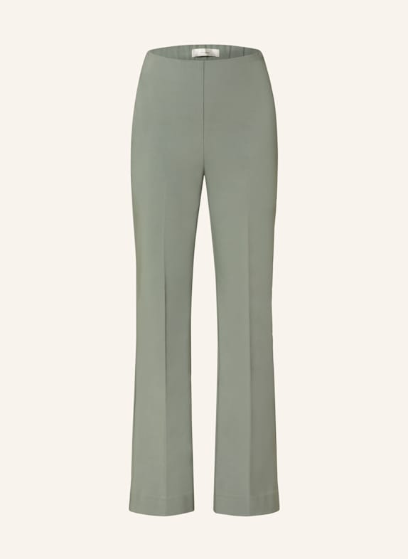 InWear ZIGGY wide leg trousers GREEN