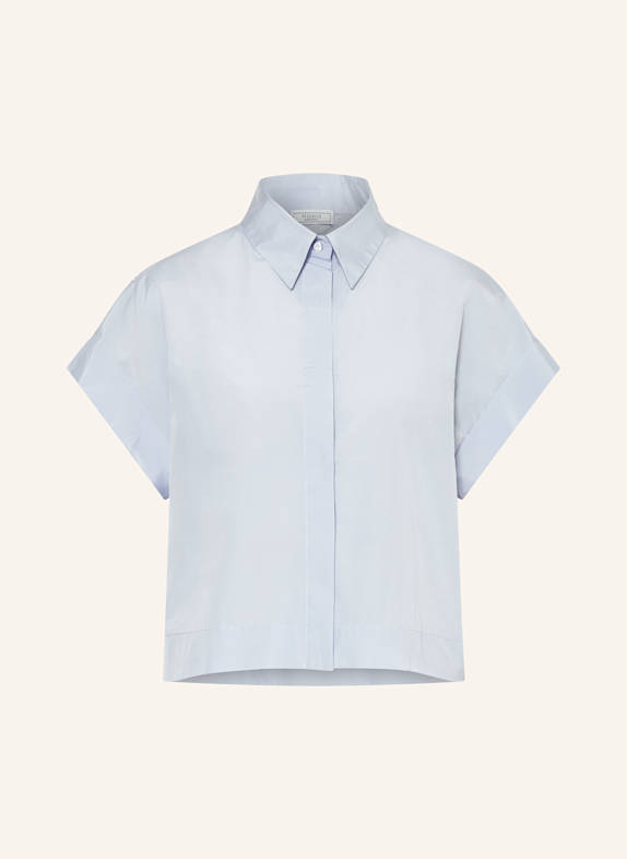 PESERICO Shirt blouse with decorative gems LIGHT BLUE