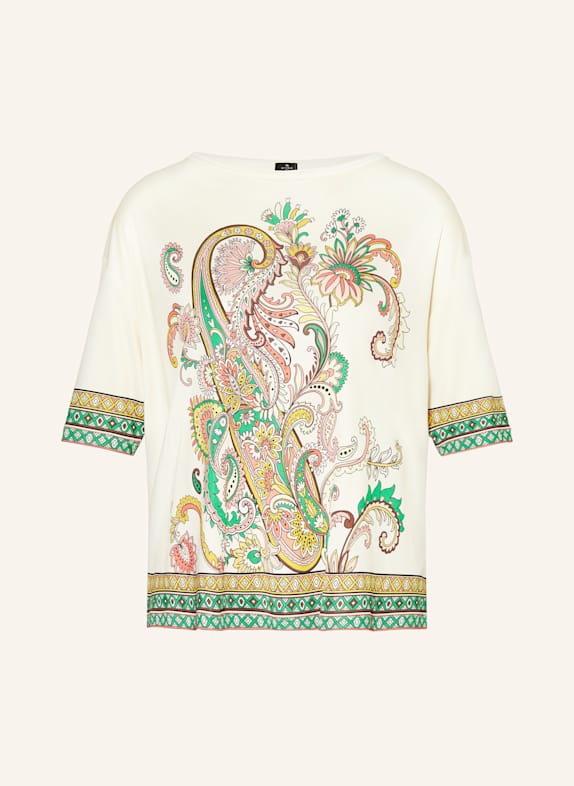 ETRO T-Shirt HELLGELB/ GRÜN/ HELLROT
