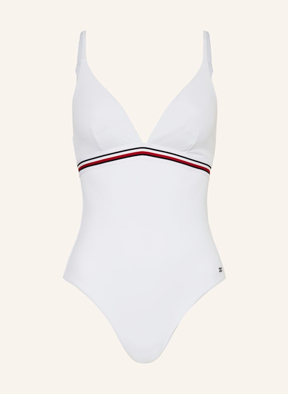 TOMMY HILFIGER Badeanzug WEISS
