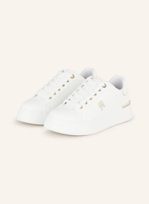 TOMMY HILFIGER Sneaker WEISS/ GOLD