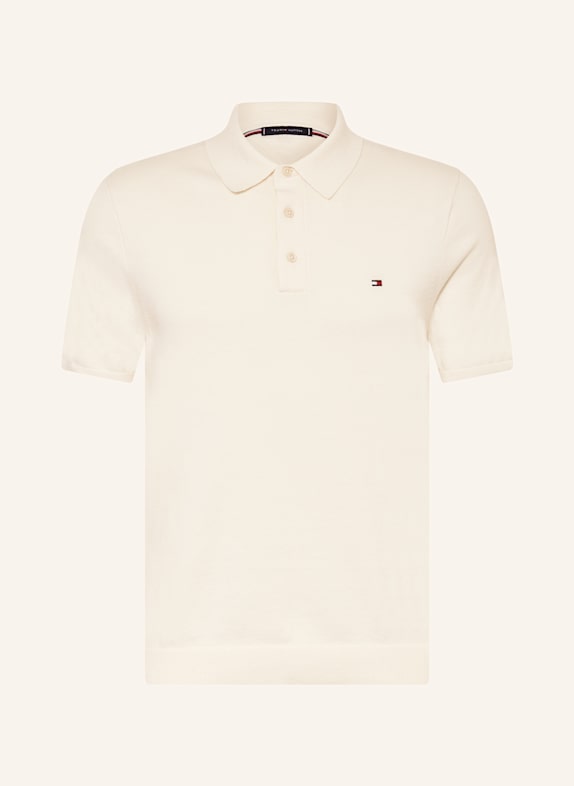 TOMMY HILFIGER Koszulka polo z dzianiny KREMOWY