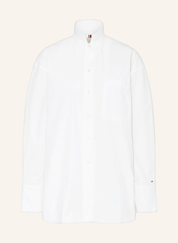 TOMMY HILFIGER Hemdbluse WEISS