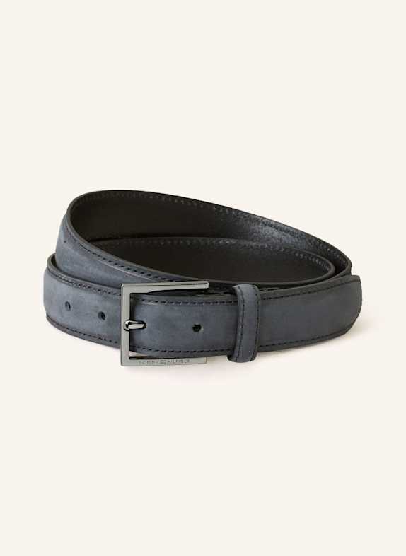 TOMMY HILFIGER Ledergürtel HUDSON SCHWARZ