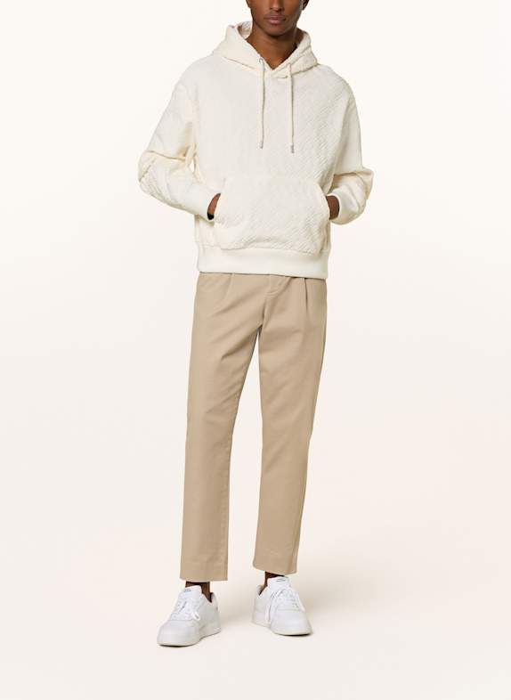 TOMMY HILFIGER Jacquard hoodie CRÈME